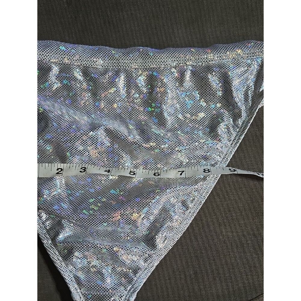 Dippin' Daisy's Holographic Silver Bikini Bottoms - Picture 9 of 12